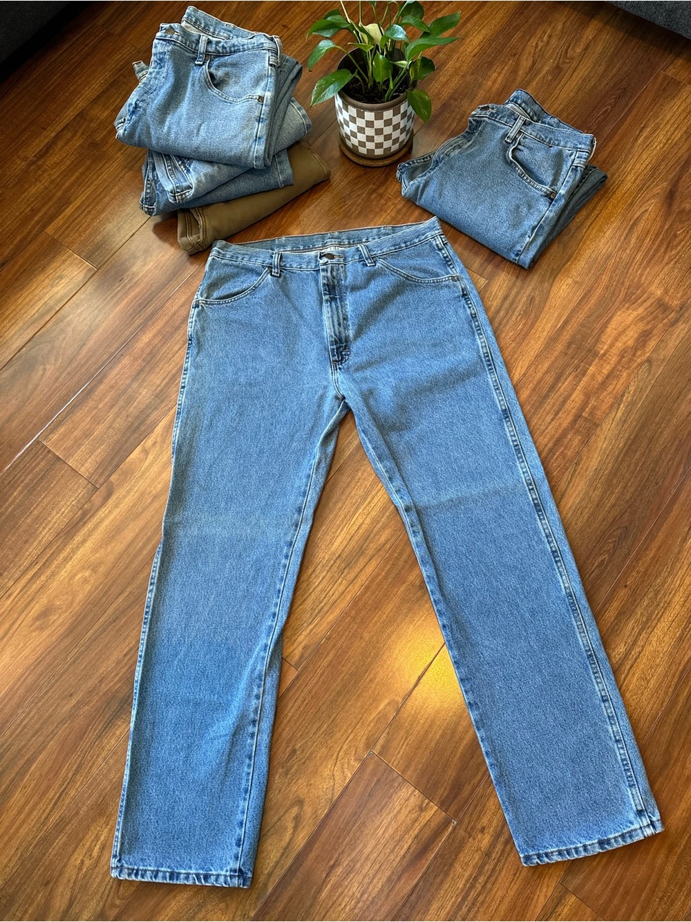 Wrangler Premium Quality Five-Pocket Jeans 36 x 32